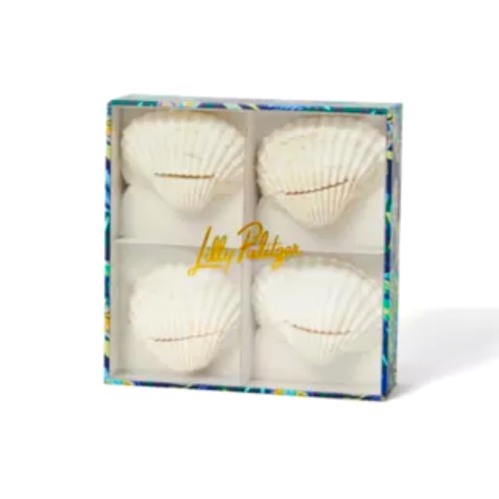 NWT Lilly Pulitzer Shell Placecard Holders (4)